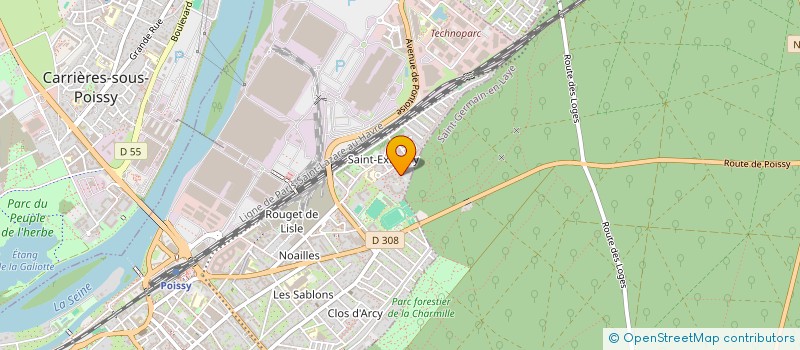 localisation de l'entreprise MADAME ANAIS CASI  POISSY