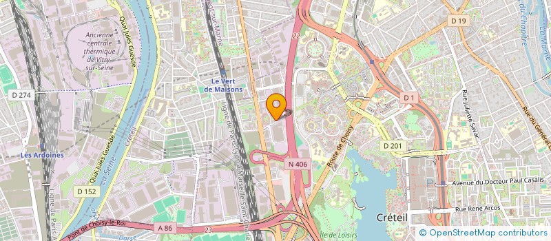 localisation de l'entreprise MADAME ANAIS CASIMIR  CRETEIL