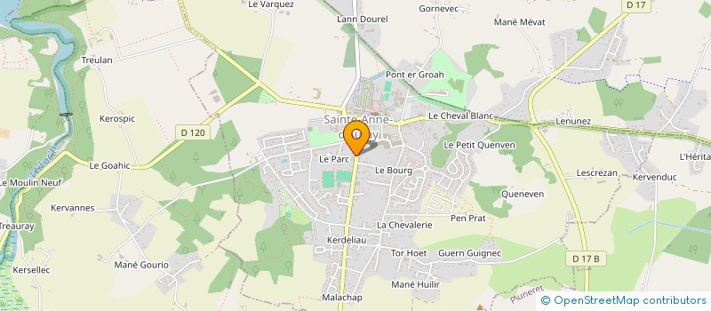 localisation de l'entreprise MADAME ANAIS CAUDAL  SAINTE-ANNE-D'AURAY