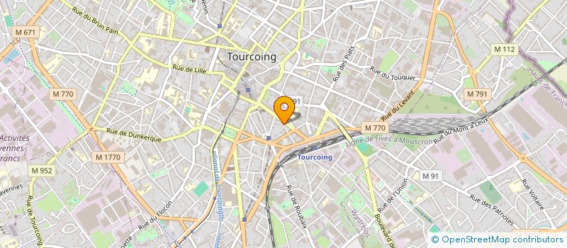 localisation de l'entreprise MADAME ANAIS CAULIER à TOURCOING