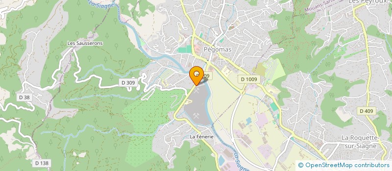 localisation de l'entreprise MADAME ANAIS CAYET  PEGOMAS