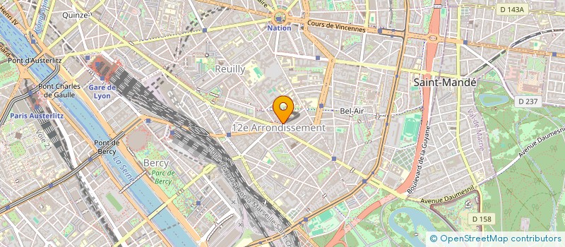 localisation de l'entreprise MADAME ANAIS CENAC  PARIS