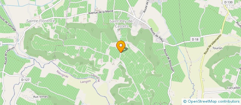localisation de l'entreprise MADAME ANAIS CHABERT  SAINT-PEY-DE-CASTETS