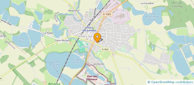 localisation de l'entreprise MADAME ANAIS CHANEL  VILLARS-LES-DOMBES