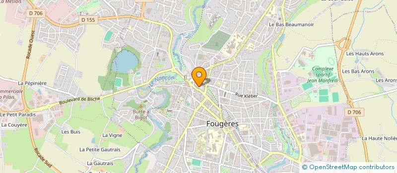 localisation de l'entreprise MADAME ANAIS CHAPON  FOUGERES