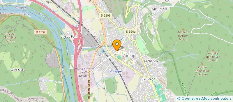 localisation de l'entreprise MADAME ANAIS CHAPUS  VOREPPE