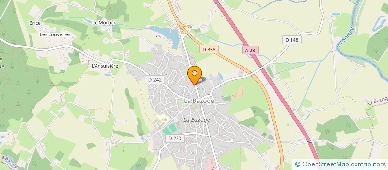 localisation de l'entreprise MADAME ANAIS CHARBEAU  LA BAZOGE