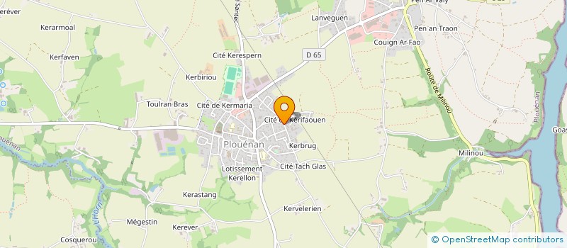 localisation de l'entreprise MADAME ANAIS CHAUTARD  PLOUENAN