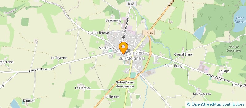 localisation de l'entreprise MADAME ANAIS CHAUTARD  SAINT-TRIVIER-SUR-MOIGNANS