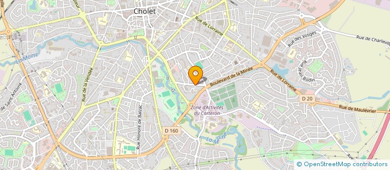 localisation de l'entreprise MADAME ANAIS CHAUVAT à CHOLET