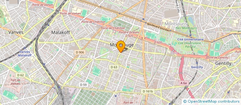 localisation de l'entreprise MADAME ANAIS CHEVILLARD à MONTROUGE