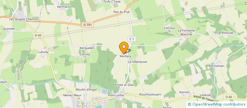 localisation de l'entreprise MADAME ANAIS CHOLET  ARGOL