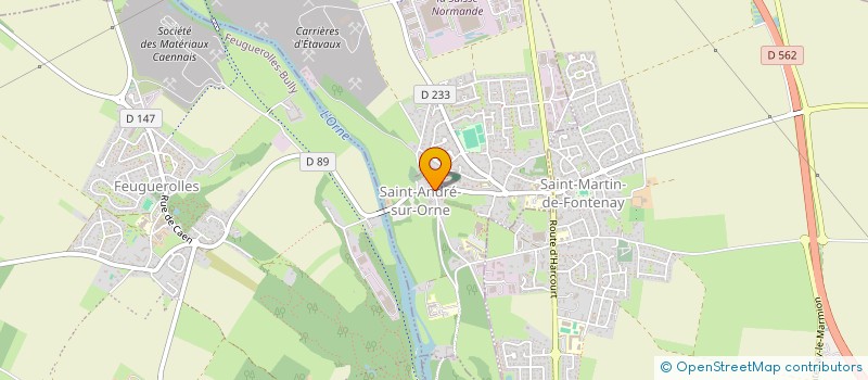 localisation de l'entreprise MADAME ANAIS CHRISTOFFE  SAINT-ANDRE-SUR-ORNE