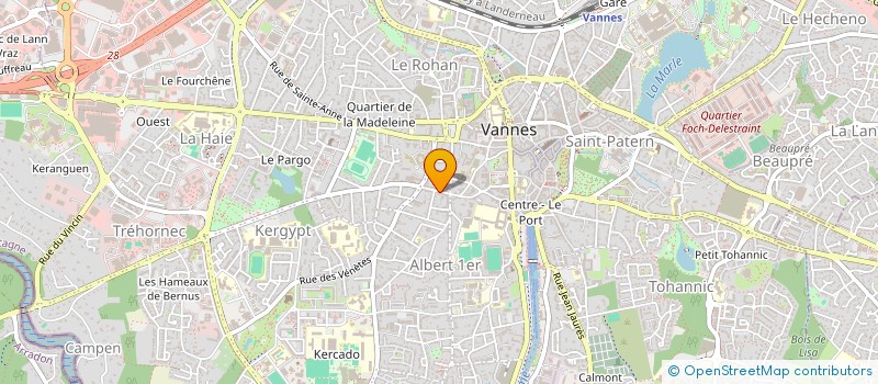 localisation de l'entreprise MADAME ANAIS CLAIR--VIEILLEFON  VANNES