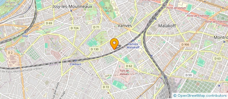 localisation de l'entreprise MADAME ANAIS CLANET à VANVES