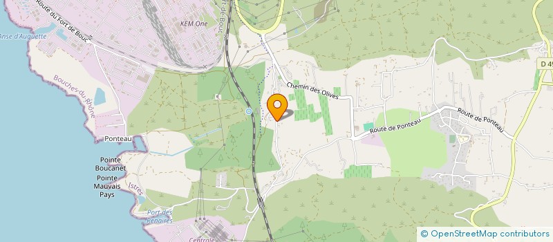 localisation de l'entreprise MADAME ANAIS CLAUDE  MARTIGUES