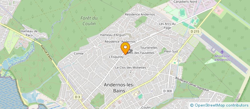 localisation de l'entreprise MADAME ANAIS CLAUZON  ANDERNOS-LES-BAINS