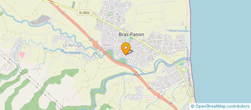 localisation de l'entreprise MADAME ANAIS CLAVERIE  BRAS-PANON