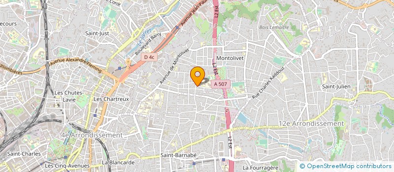 localisation de l'entreprise MADAME ANAIS CLERC à MARSEILLE