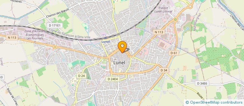 localisation de l'entreprise MADAME ANAIS CLOUX  LUNEL