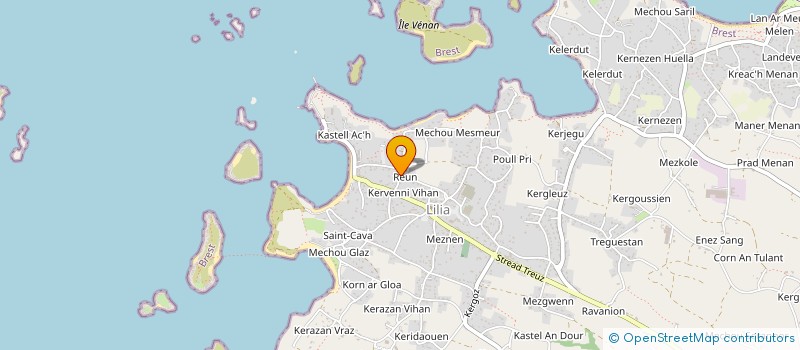 localisation de l'entreprise MADAME ANAIS COCHARD  PLOUGUERNEAU