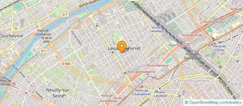 localisation de l'entreprise MADAME ANAIS COHORT à LEVALLOIS-PERRET