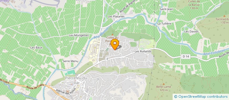 localisation de l'entreprise MADAME ANAIS COLLIN  PIERREFEU-DU-VAR