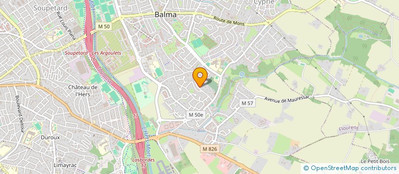 localisation de l'entreprise MADAME ANAIS COLOMINA  BALMA