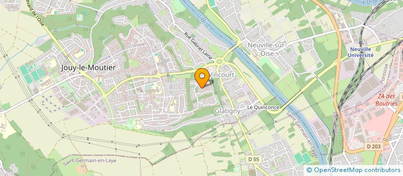localisation de l'entreprise MADAME ANAIS COMPTE à JOUY-LE-MOUTIER