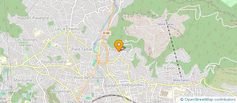 localisation de l'entreprise MADAME ANAIS CONCHON  TOULON