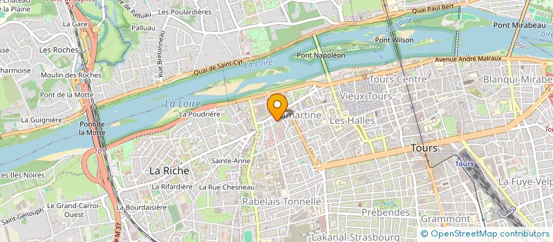 localisation de l'entreprise MADAME ANAIS COQUELET  TOURS