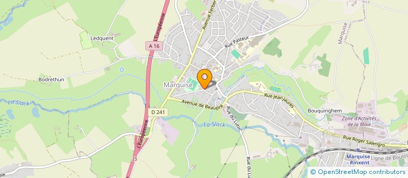 localisation de l'entreprise MADAME ANAIS COSTEUX  MARQUISE