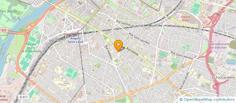 localisation de l'entreprise MADAME ANAIS COUBARD à ANGERS