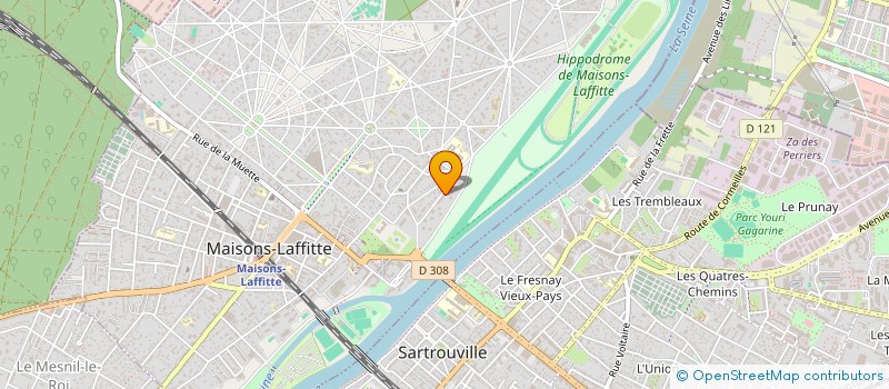 localisation de l'entreprise MADAME ANAIS COUREAUD à MAISONS-LAFFITTE
