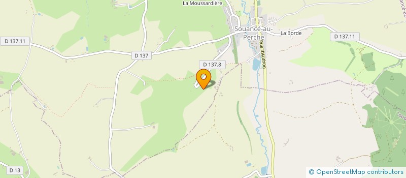 localisation de l'entreprise MADAME ANAIS COURTOIS à SOUANCE AU PERCHE