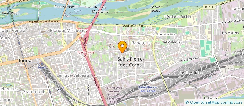 localisation de l'entreprise MADAME ANAIS COUTANT  SAINT-PIERRE-DES-CORPS