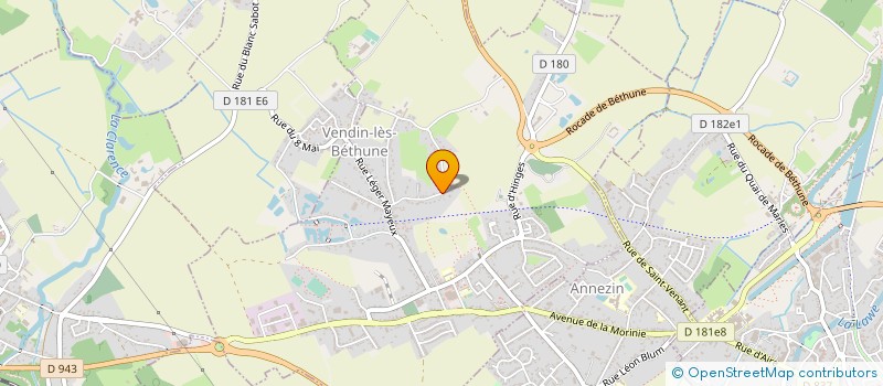 localisation de l'entreprise MADAME ANAIS CREQUY  VENDIN-LES-BETHUNE