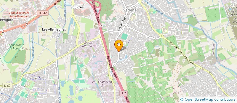 localisation de l'entreprise MADAME ANAIS CRESPIN  VEDENE