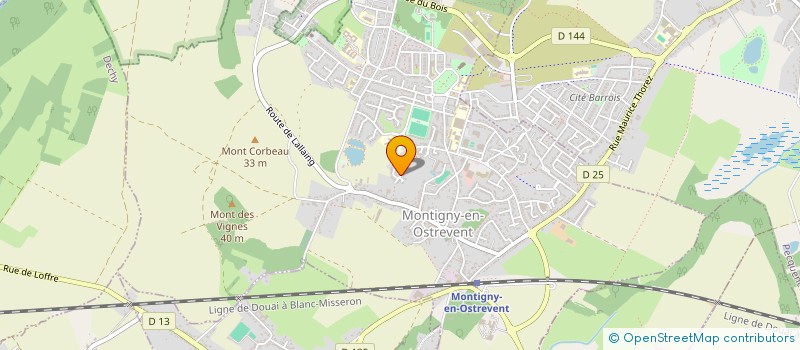 localisation de l'entreprise MADAME ANAIS CROIZILLE  MONTIGNY-EN-OSTREVENT