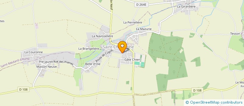 localisation de l'entreprise MADAME ANAIS CRUAUD à SAINT-CHRISTOPHE