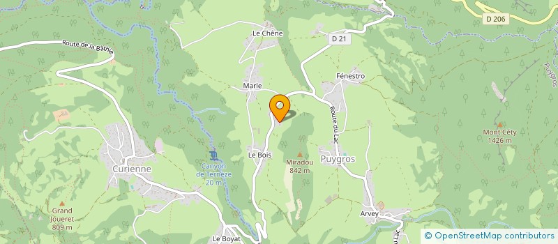 localisation de l'entreprise MADAME ANAIS CRUCE  PUYGROS