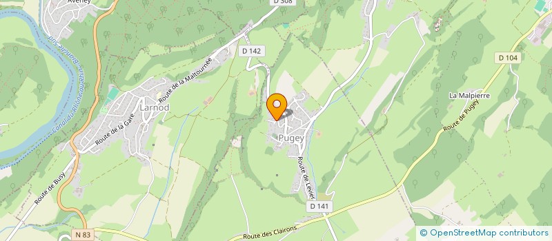 localisation de l'entreprise MADAME ANAIS CUENIN  BESANCON