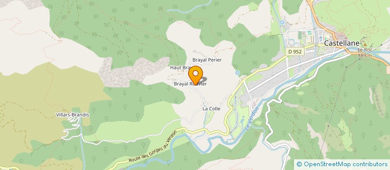 localisation de l'entreprise MADAME ANAIS D'ALESSANDRI  CASTELLANE