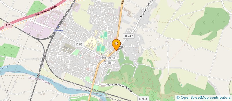 localisation de l'entreprise MADAME ANAIS D'ALESSI  LIVRON-SUR-DROME