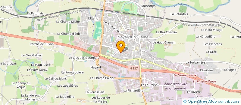 localisation de l'entreprise MADAME ANAIS DA COSTA à NOYAL-SUR-VILAINE