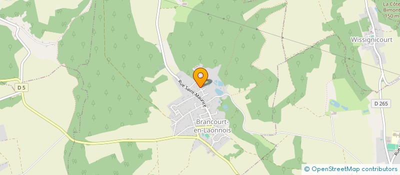 localisation de l'entreprise MADAME ANAIS DA MAIA  BRANCOURT-EN-LAONNOIS