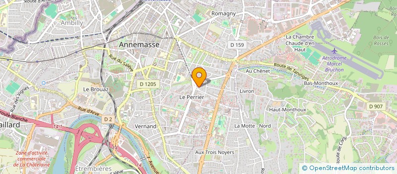 localisation de l'entreprise MADAME ANAIS DA PALMA PERERIRA  ANNEMASSE