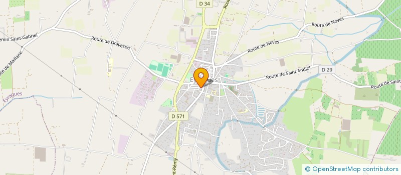 localisation de l'entreprise MADAME ANAIS DAMINIANI  CHATEAURENARD