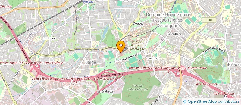 localisation de l'entreprise MADAME ANAIS DANCE  PESSAC