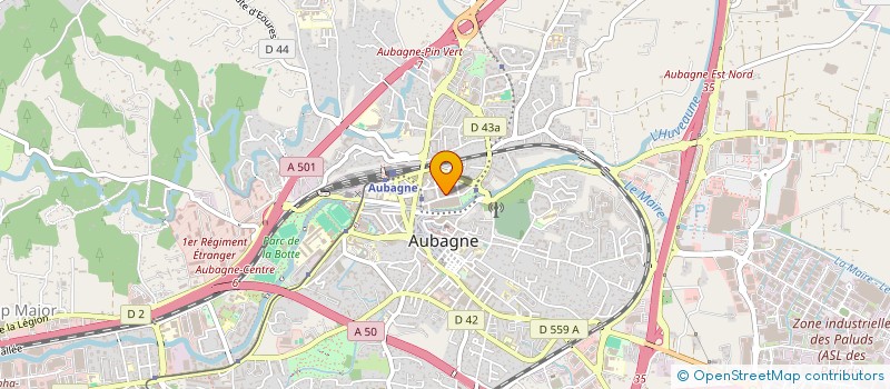 localisation de l'entreprise MADAME ANAIS DAUBOS à AUBAGNE